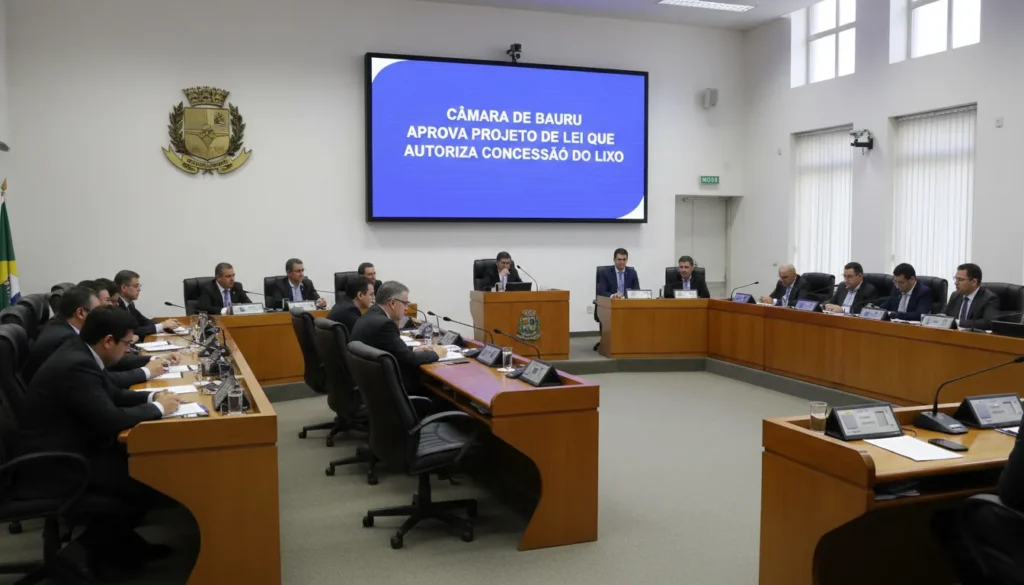 Câmara de Bauru aprova PPP para gestão de resíduos sólidos e limpeza urbana