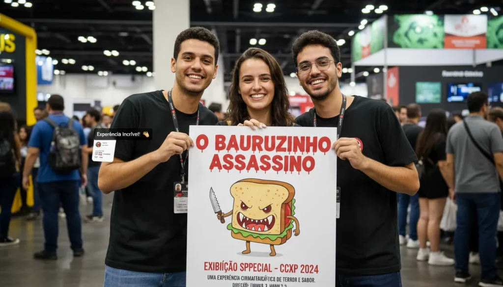 Curta X-Slasher transforma lanche bauru em vilão e se destaca na CCXP