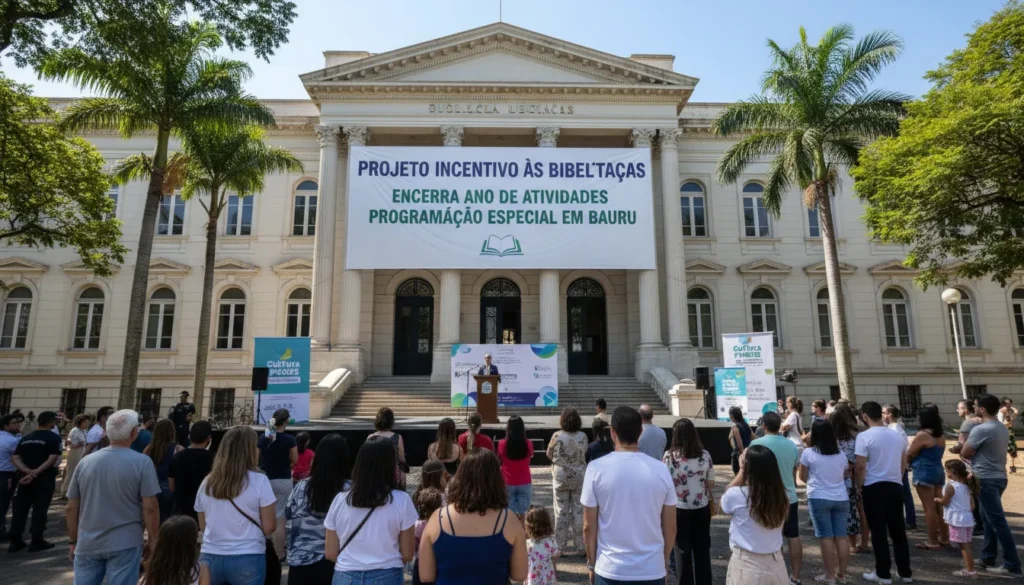 Bibliotecas Vivas em Bauru encerra 2025 com show gratuito e celebra integração cultural