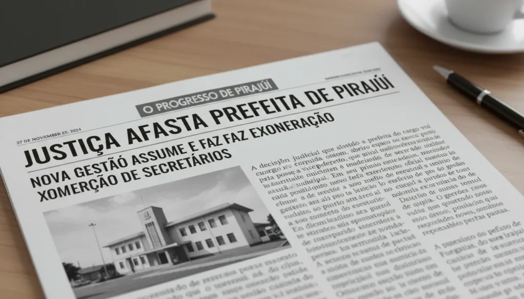 Pirajuí: Prefeita Rosalina Costa é Afastada e Vice Assume Administração