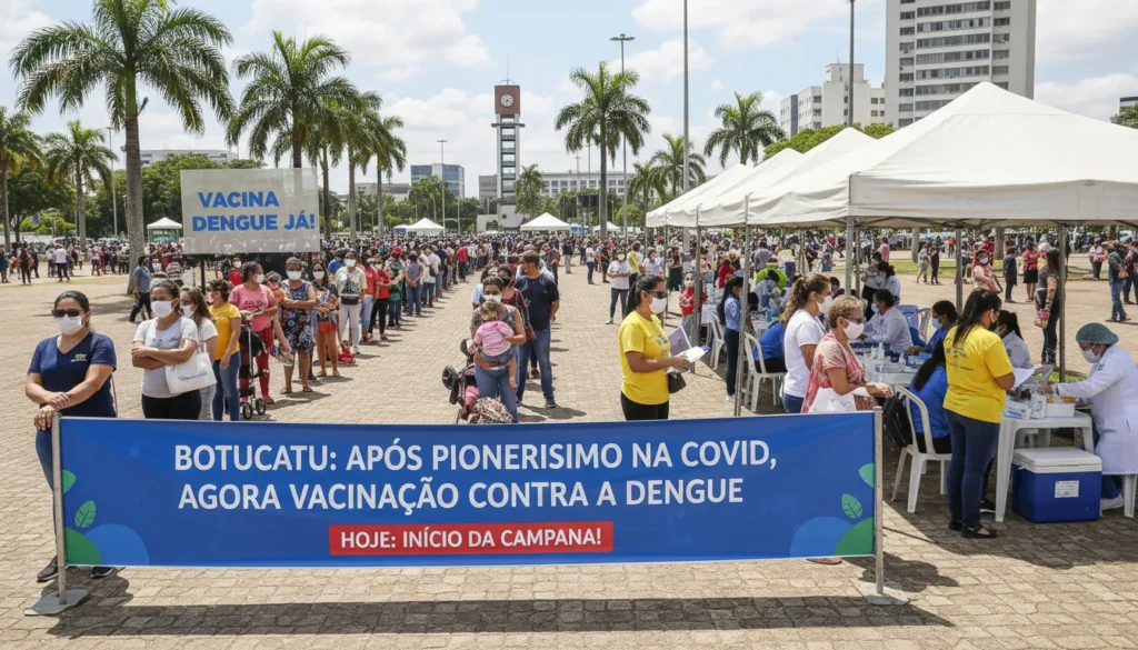 Botucatu inicia vacinação em massa contra dengue com vacina Butantan-DV