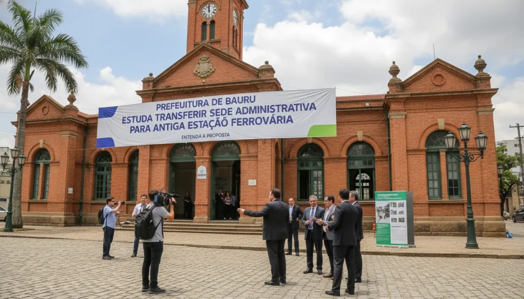 Prefeitura de Bauru avalia mudança de sede para antiga Estação Ferroviária