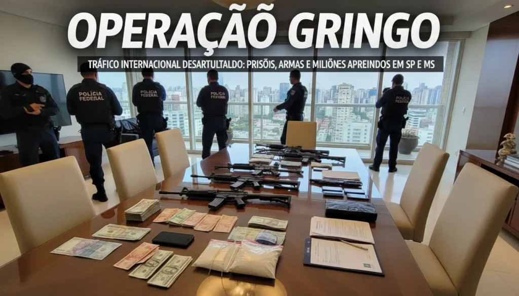 Operação da PF e PM combate tráfico internacional de drogas em SP e MS