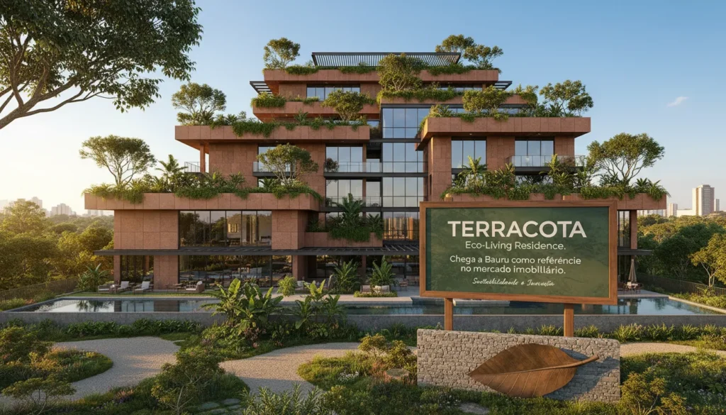 TERRACOTA Eco-Living Residence valoriza zona sul de Bauru com inovação
