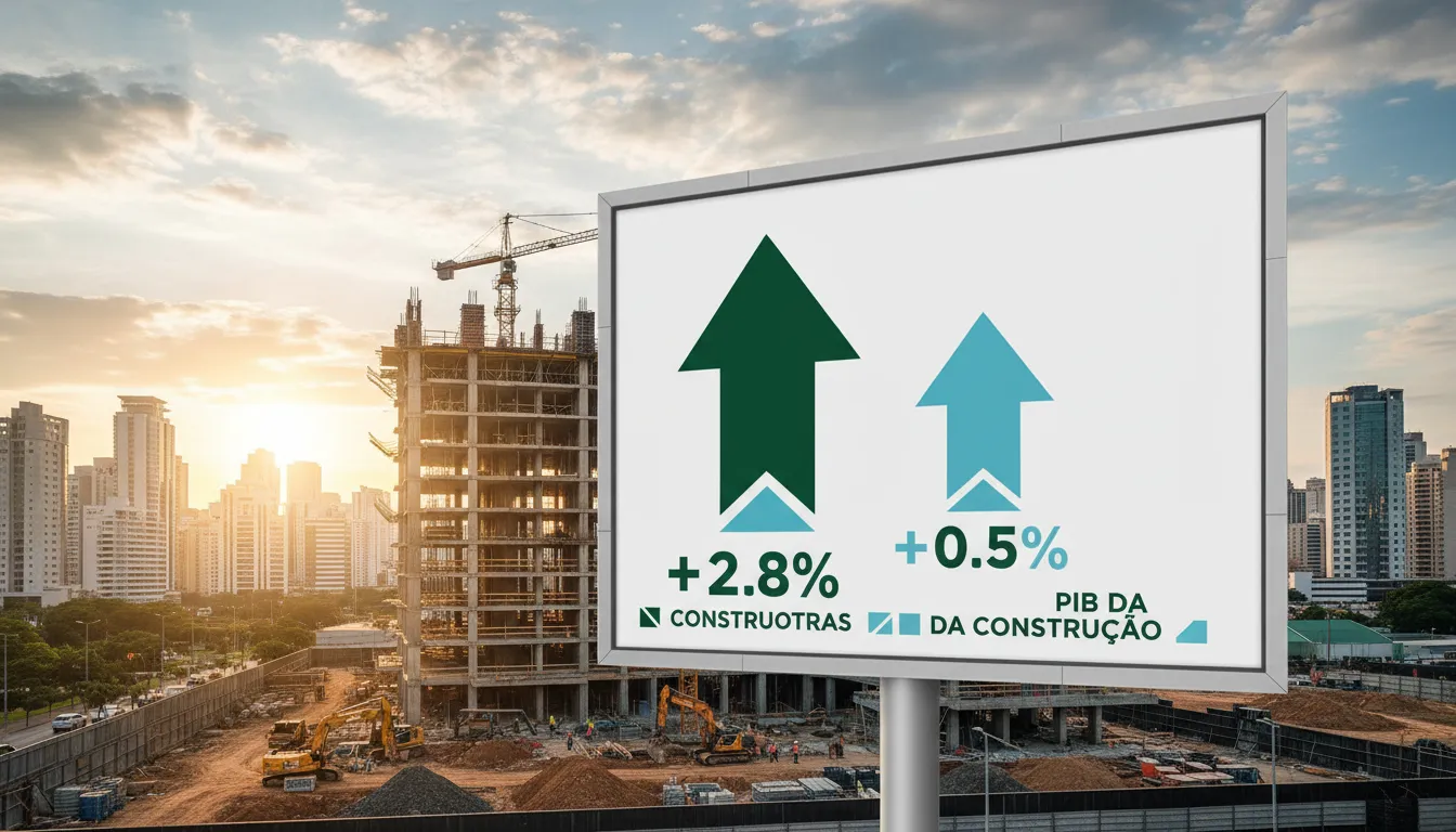 Construção civil cresce em 2025 com impulso de construtoras formais e obras públicas
