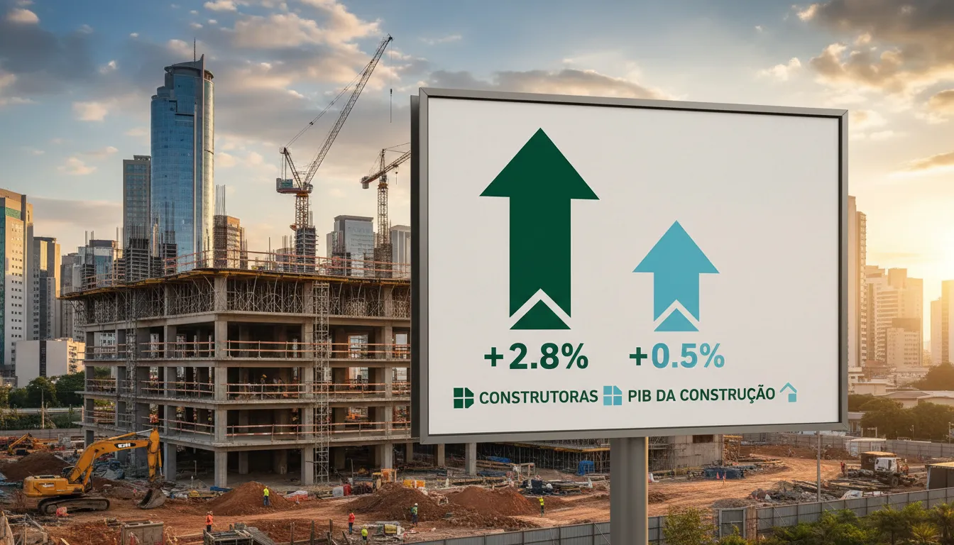 Construção civil cresce em 2025 com impulso de construtoras formais e obras públicas