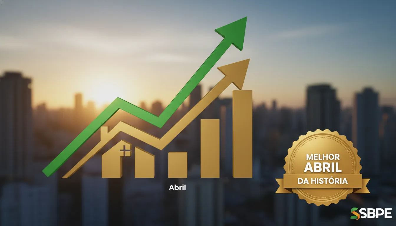 Crédito imobiliário registra recuperação em abril de 2026 e bate recorde mensal